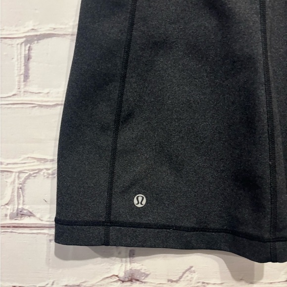 Lululemon Dark Gray Cross Back Tank Top Size 6 - Picture 3 of 4